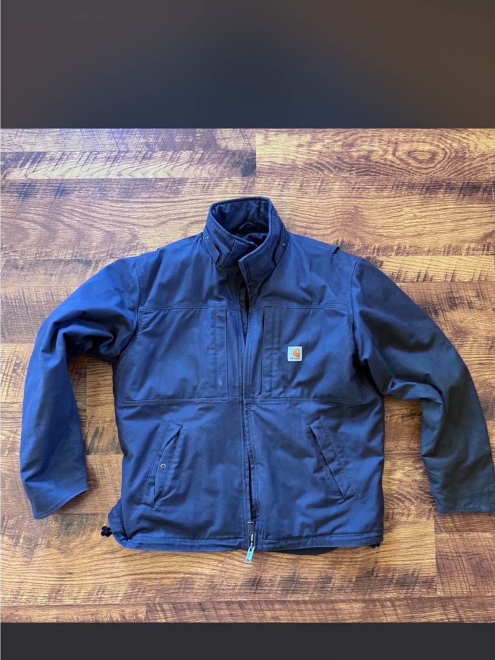 Carhartt Men's Grey Work Jacket - Heavy-Duty Performance Coat